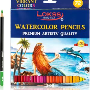 Estuche 72 Lápices De Colores Dibujo Profesional